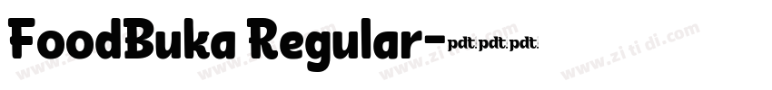 FoodBuka Regular字体转换